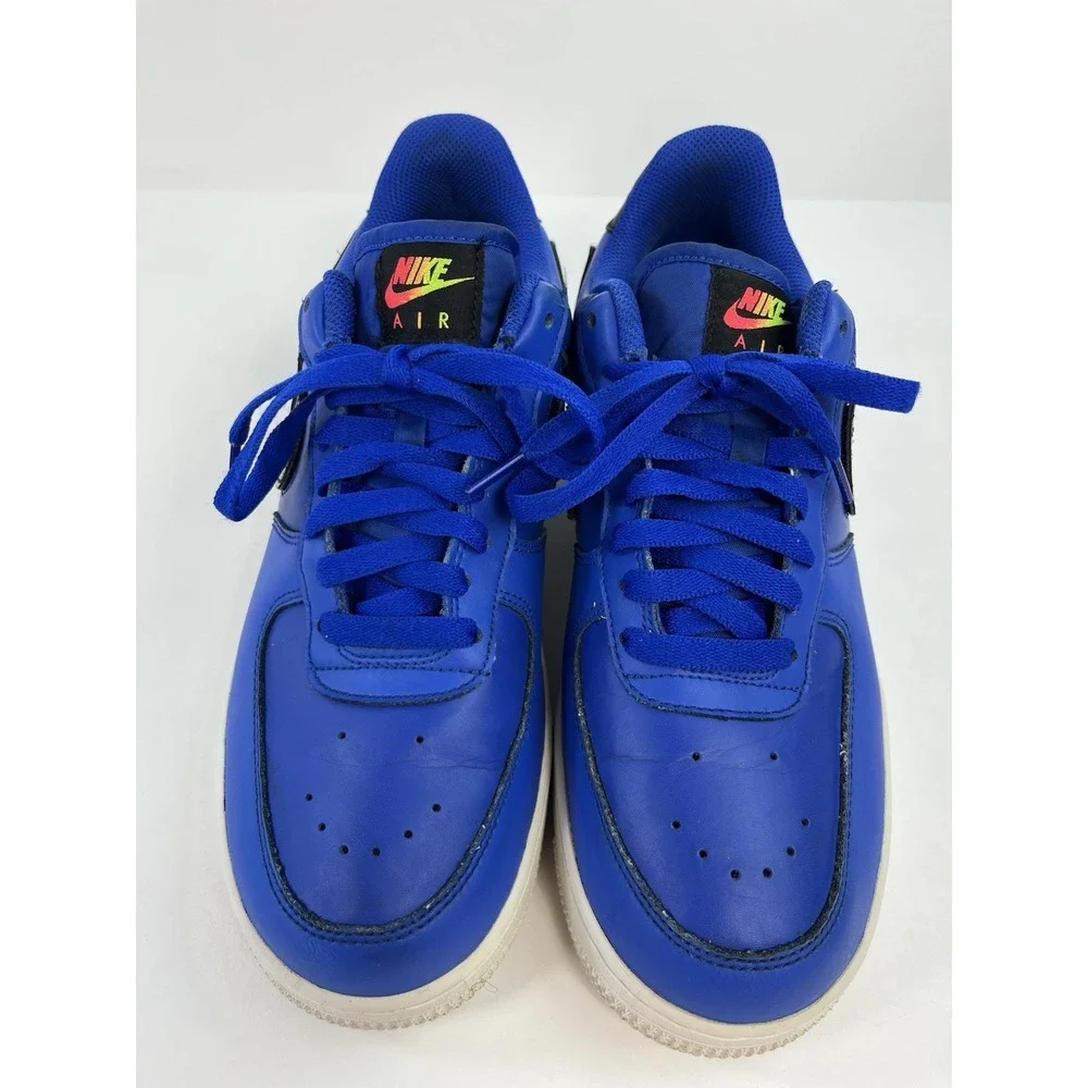 Nike Air Force 1 '07 LV8 Men's Size 8 Removable Swoosh Racer Blue CI0064-400